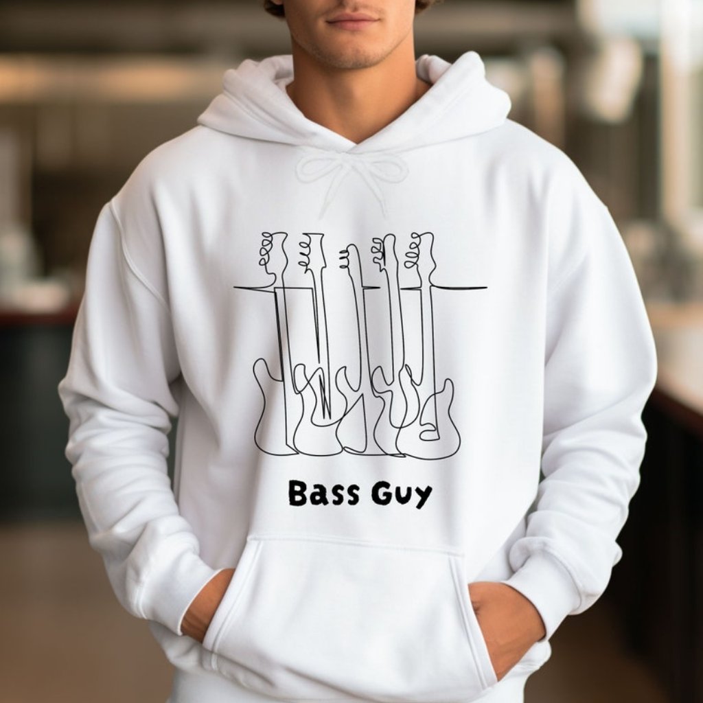 Bass Guitar Hoodie Bass Player Hoodie Bass Player Gift For Men Gift For Bass